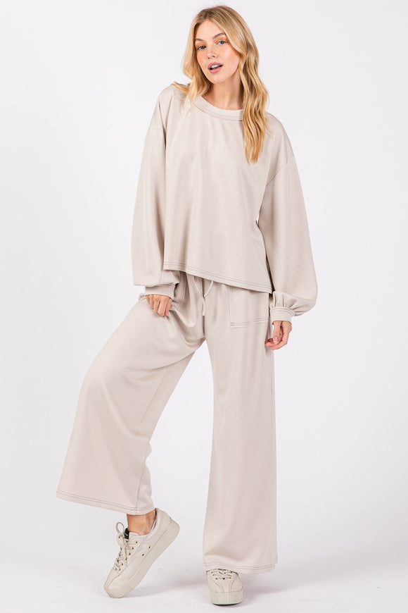 Scuba Top and Pants Set