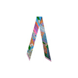 Cross Charm Scarf - Greige Goods