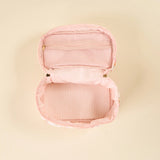 Glam & Go Quilted Cosmetic Bag - Greige Goods