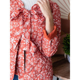 Floral Front Ribbon Jacket