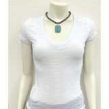 16" Navajo Turquoise Necklace - Greige Goods