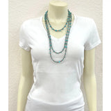 30" Navajo Turquoise Necklace - Greige Goods