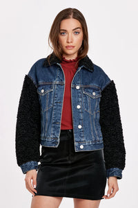 Kai Sherpa Denim Jacket - Greige Goods