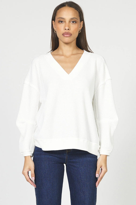 Martine Waffle Knit Top