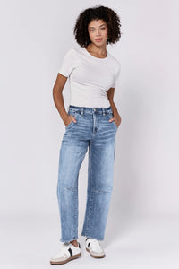 Lasso High Rise Cropped Jeans