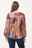 Alessia V-Neck LS Blouse