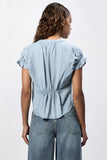 Julia Relax Fit Blouse - Greige Goods