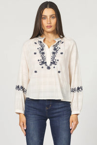 Ella Top - Greige Goods