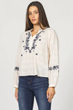 Ella Top - Greige Goods