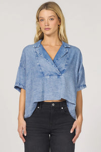 Belle Top - Greige Goods