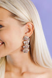 Cassidy Beaded Drop Earrings - Greige Goods