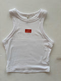 Sorority Patch Tank - Greige Goods
