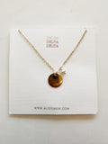 Sorority Pearl Drop Necklace - Greige Goods