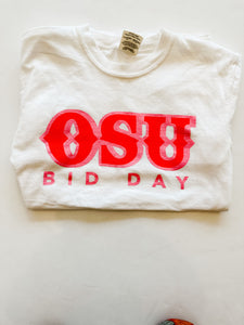 OSU Bid Day T Shirt - Greige Goods