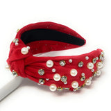 Velour Pearl Headband