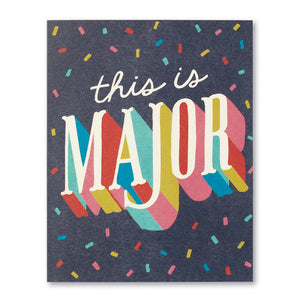 "This Is Major" Card - Greige Goods