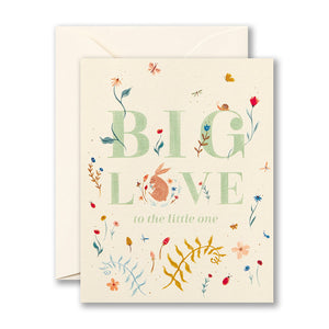 "Big Love To The Little One" Card - Greige Goods