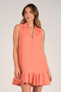 Sleeveless Collared Summer Dress - Greige Goods