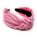 Della Pink Vegan Knot Headband