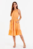 Ivanna Side Cutout Dress - Greige Goods