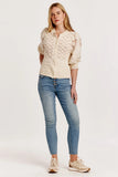 Ankara Mesh Cardigan - Greige Goods