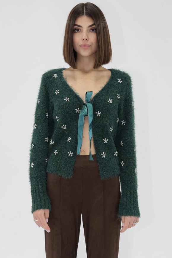 Serafina Front Tie Cardigan