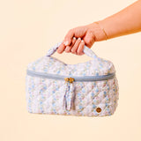 Glam & Go Quilted Cosmetic Bag - Greige Goods