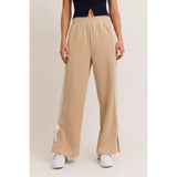 Bow Detail Track Pants - Greige Goods