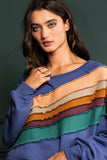 Contrast Stripe Detail Sweatshirt - Greige Goods