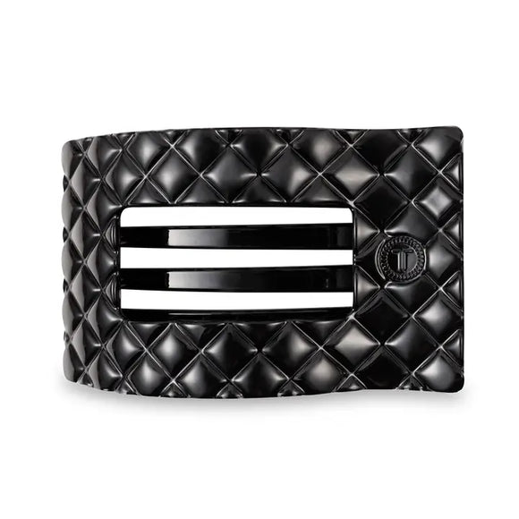 Teleties Flat Rectangle Hair Clip - Greige Goods