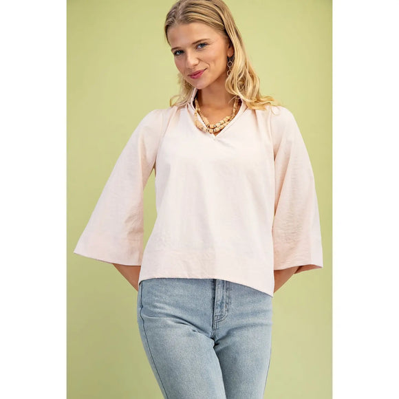 Ruffled Neck Blouse