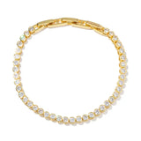 Gold Diamond Tennis Bracelet