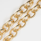 Gold Twisted Chain Necklace