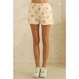 Polka Dot Sweatshorts - Greige Goods