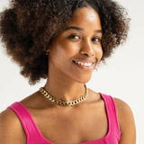Gold Chunky Link Necklace