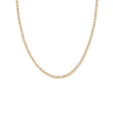 Gold Diamond Tennis Necklace