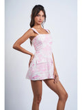 Lovely Pond Mini Dress - Greige Goods