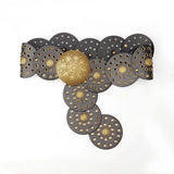 Western Studded Circular Belt - Greige Goods