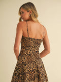 Leopard Sleeveless Mini Dress