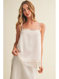 Satin & Lace Cami Top