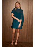 Whisper Cape Mini Dress