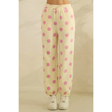 Polka Dot Sweatpants - Greige Goods
