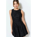 Lace Bubble Hem Mini