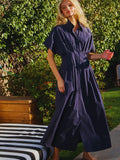 Midi Shirt Dress - Greige Goods