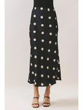 Polka Dot Maxi Skirt - Greige Goods