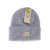 Kids Ribbed Patch Beanie