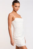 Eyelet Floral Embroidered Mini
