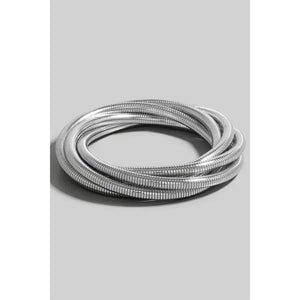 Layered Coil Bracelet - Greige Goods