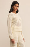 Rue Crochet Sweater - Greige Goods