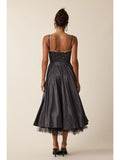 Polka Dot Lace Dress - Greige Goods